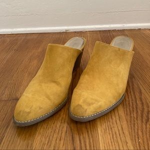 Mustard Yellow Clogs